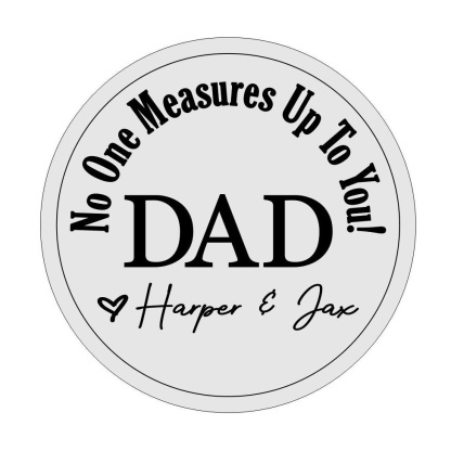 Personalized Measuring Tape, Father's Day Gift, Gift For Grandparent