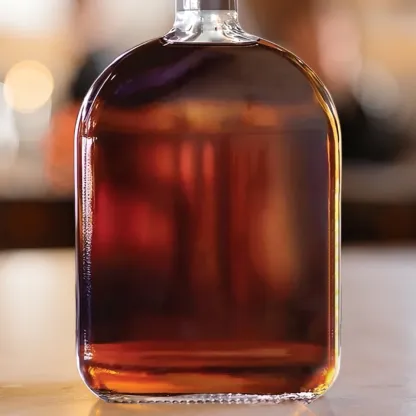 To My First And Forever Hero - Family Personalized Custom Whiskey Bottle - Father's Day, Gift For Dad, Grandpa