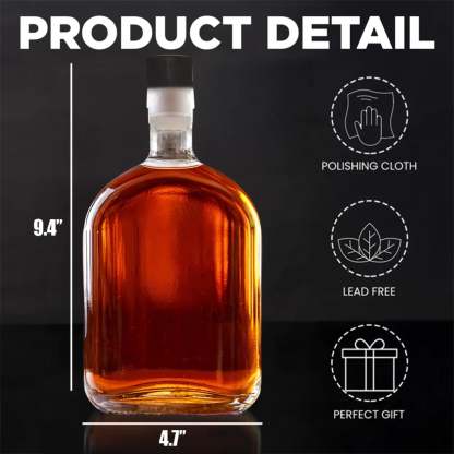 Family Personalized Fist Bump Whiskey Bottle, Gift For Dad, Grandpa