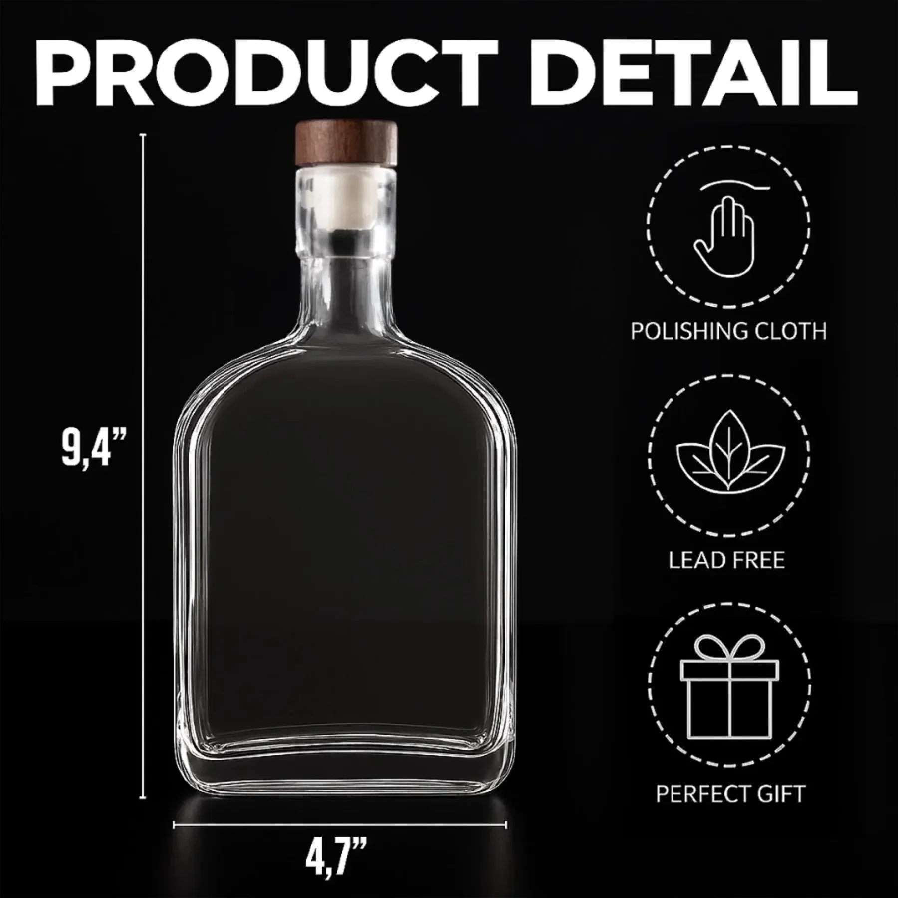 Custom Photo Booth Family Whiskey Bottle - Father's Day Gift For Dad Or Grandpa