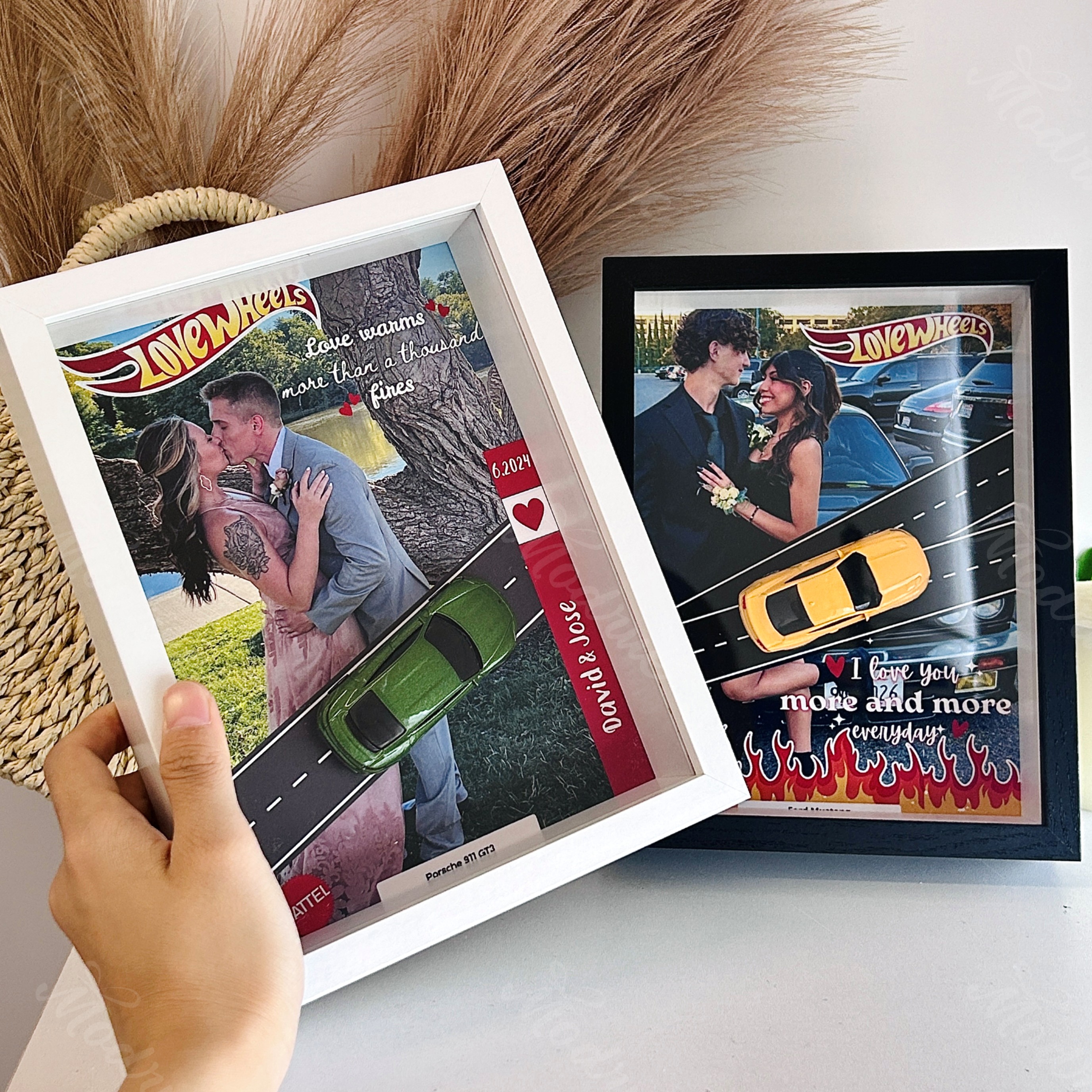 Personalized Car Display Frame With Photo