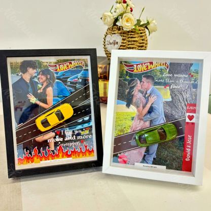 Personalized Car Display Frame With Photo