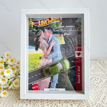 Personalized Car Display Frame With Photo