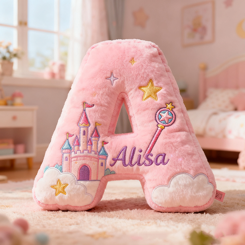 Personalized Colorful 26-Letter 3d Printed Cute Pillow As The Best Christmas Gift