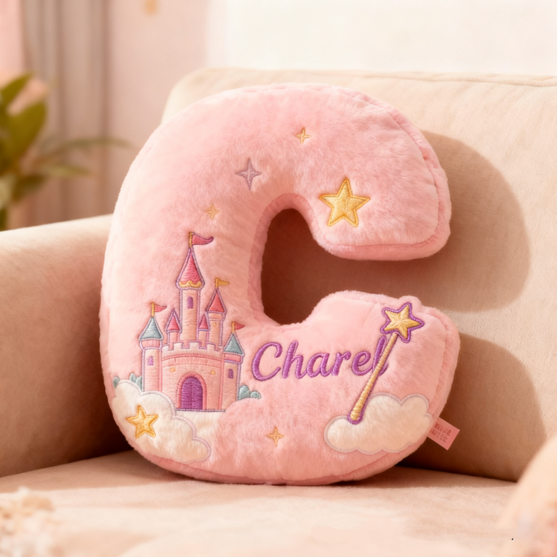 Personalized Colorful 26-Letter 3d Printed Cute Pillow As The Best Christmas Gift