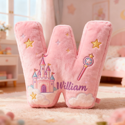 Personalized Colorful 26-Letter 3d Printed Cute Pillow As The Best Christmas Gift