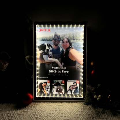 Personalized Family Memories Mirror Light Box