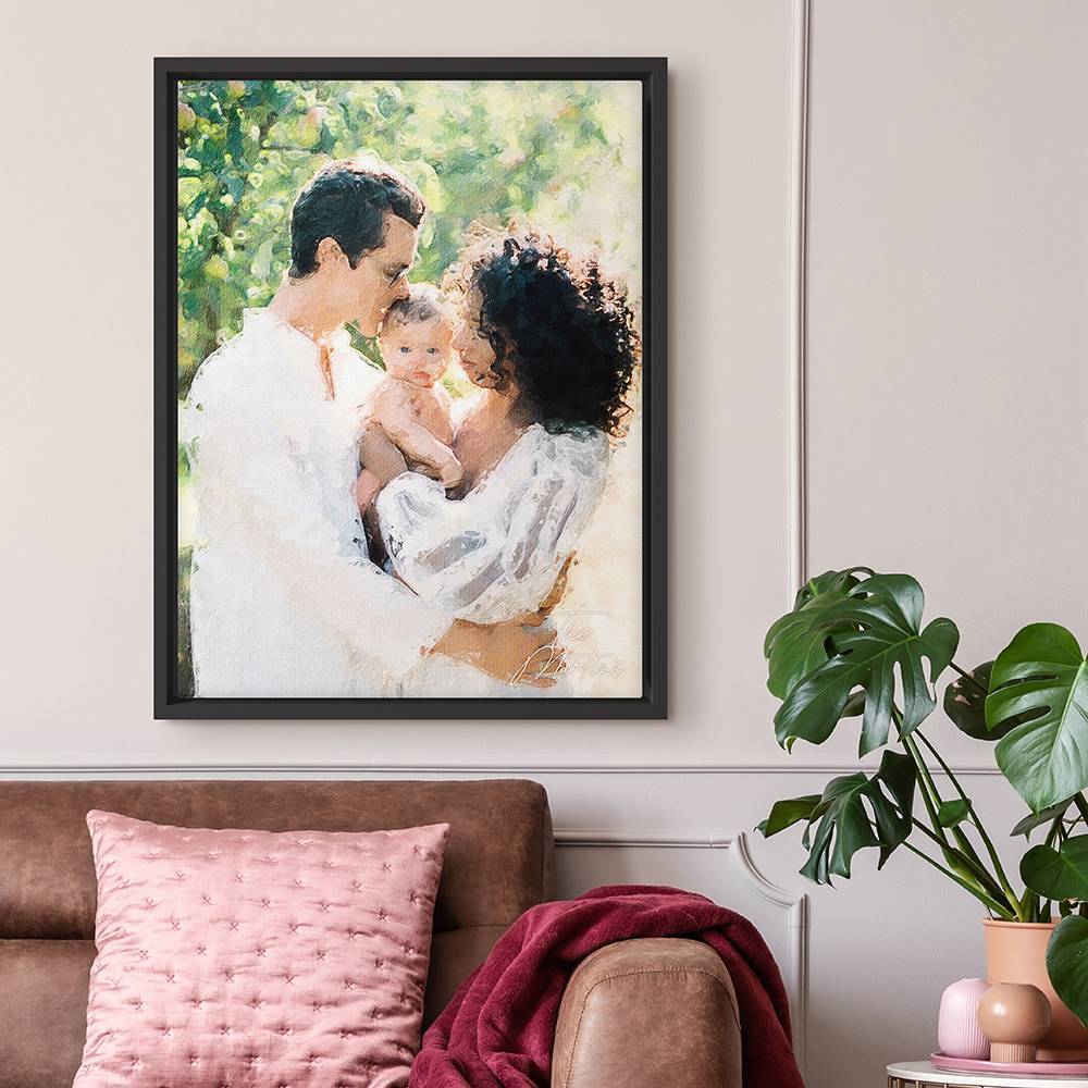 Portrait to Palette - Custom Canvas Art