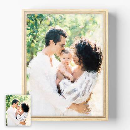 Portrait to Palette - Custom Canvas Art