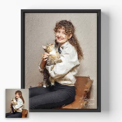 Portrait to Palette - Custom Canvas Art