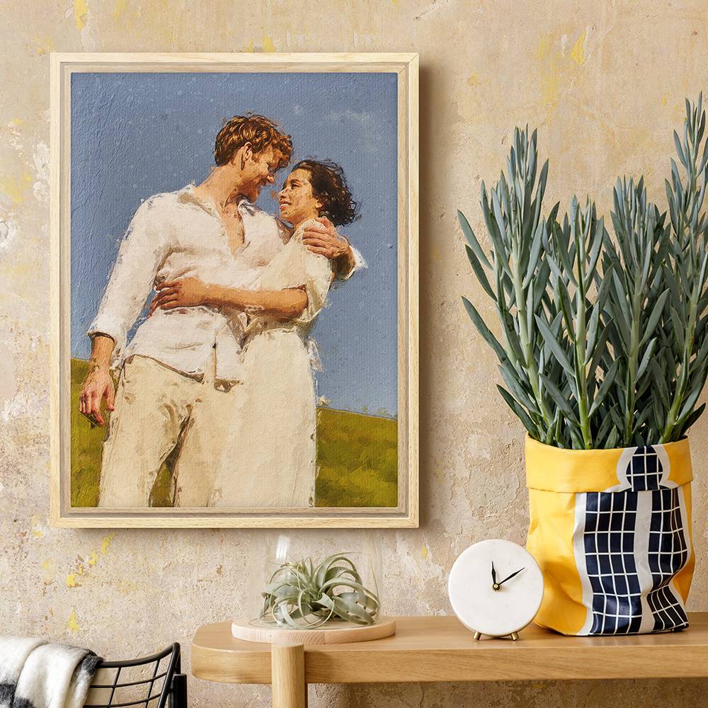 Portrait to Palette - Custom Canvas Art