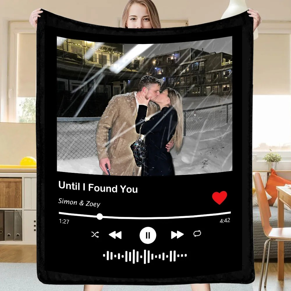 Custom Music Blanket Photo Starlight Blanket