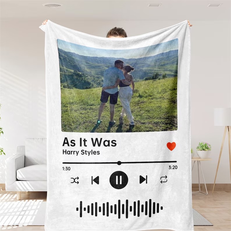Custom Music Blanket Photo Starlight Blanket