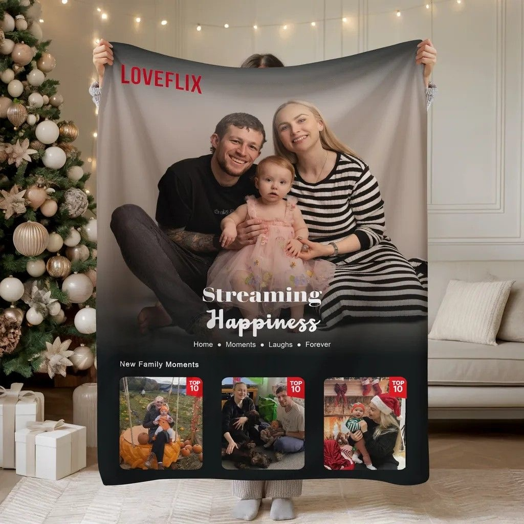 Personalized Family Memories Blanket
