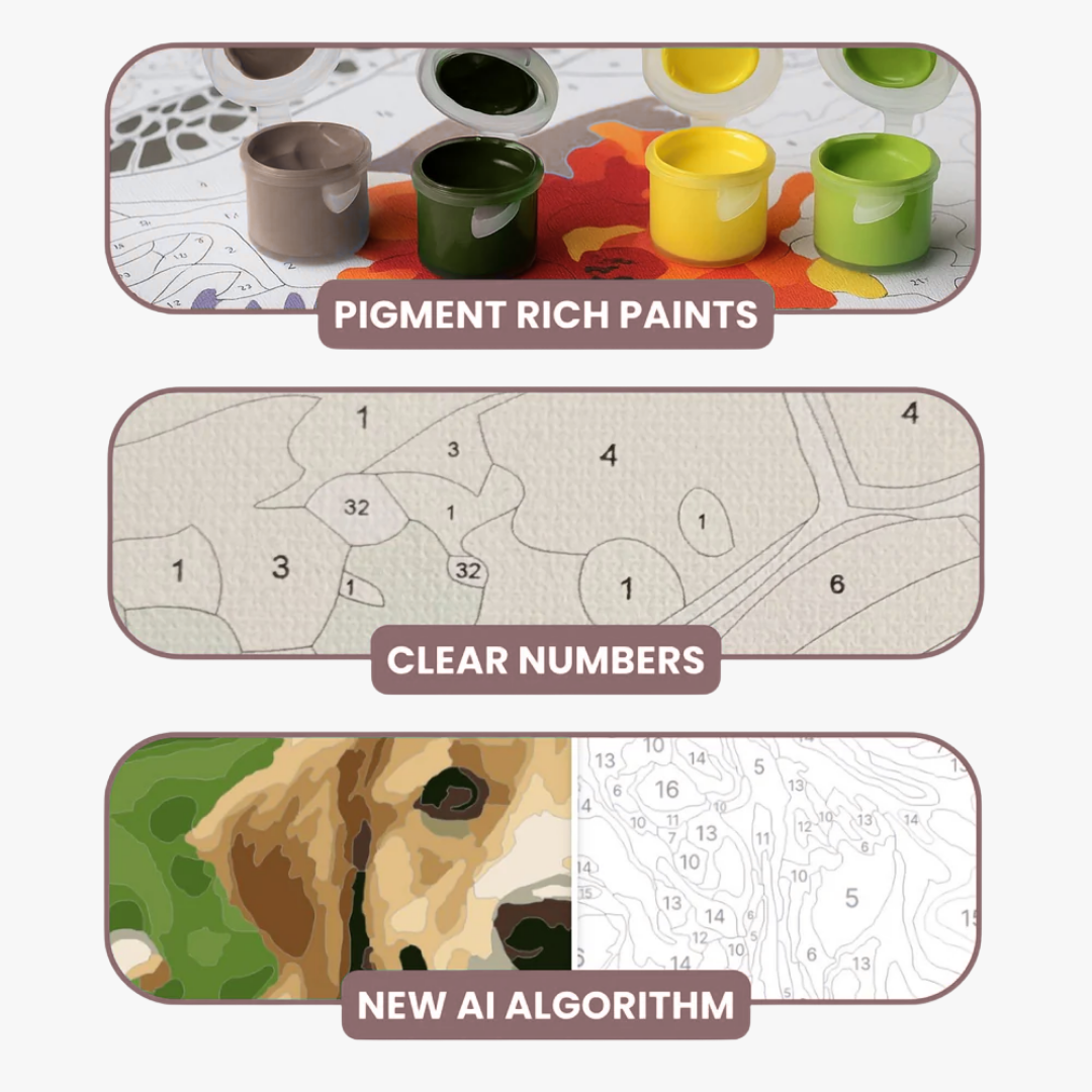 Custom Paint-by-Numbers Kit