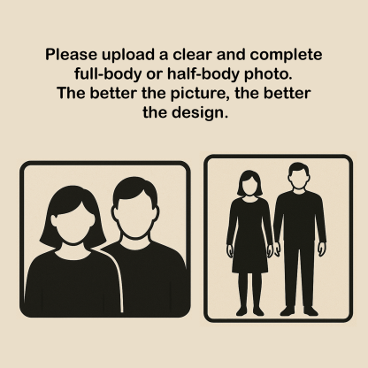 Custom Couple Magic Portrait Wall Art🦇🪄