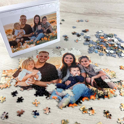 Custom Couple's Memory Photo Puzzle