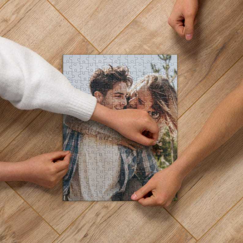 Custom Couple's Memory Photo Puzzle