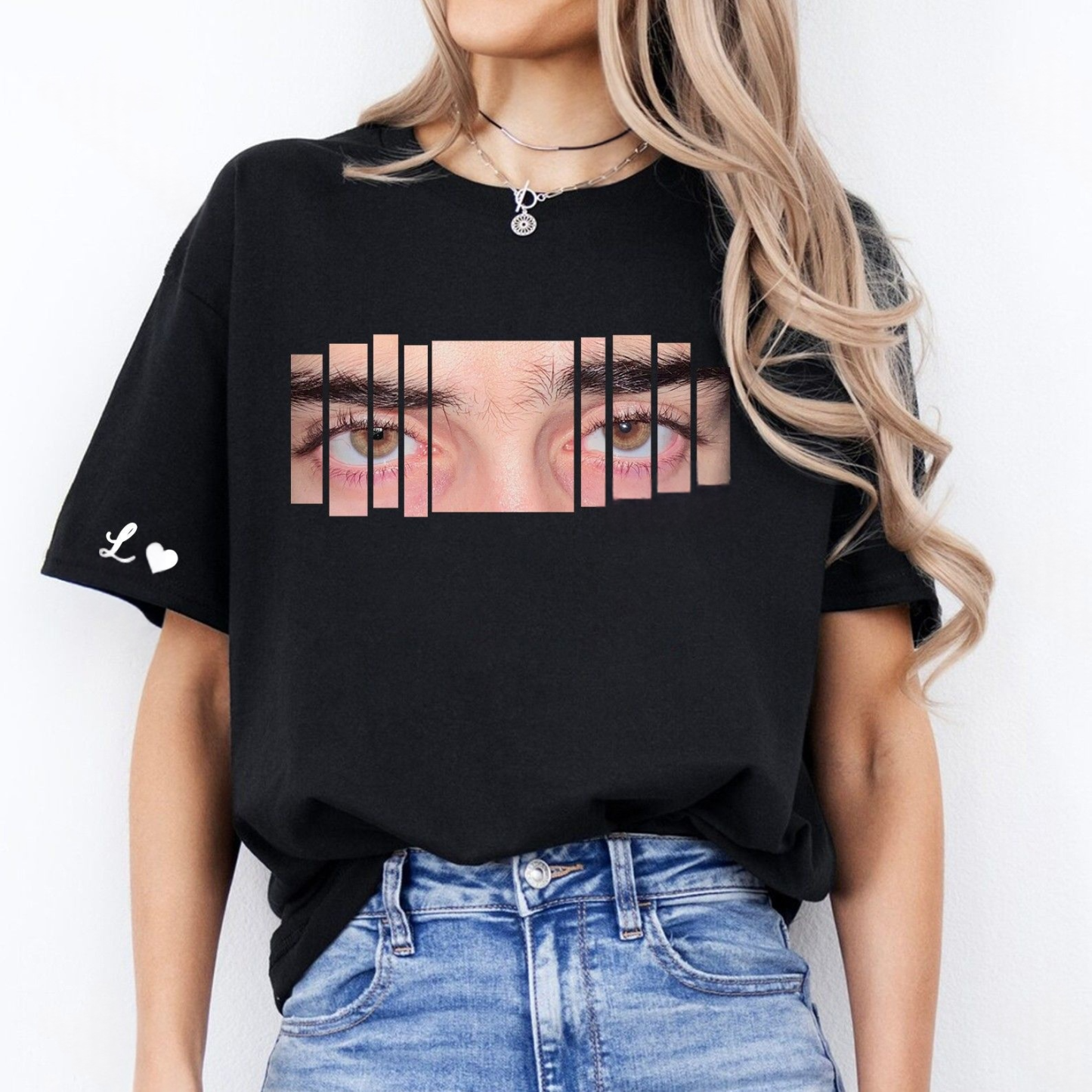 Custom Eyes Shirt, Couples Matching Shirts