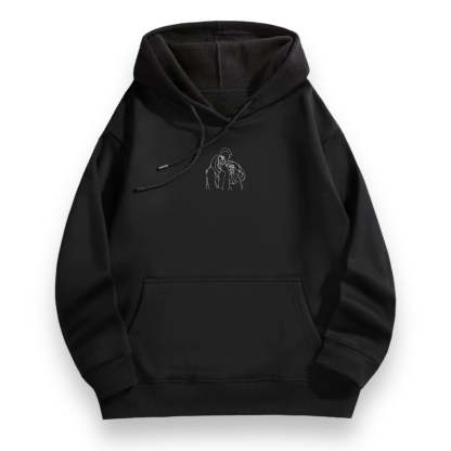 'memory' - Custom Couple/Group Embroidered Hoodie