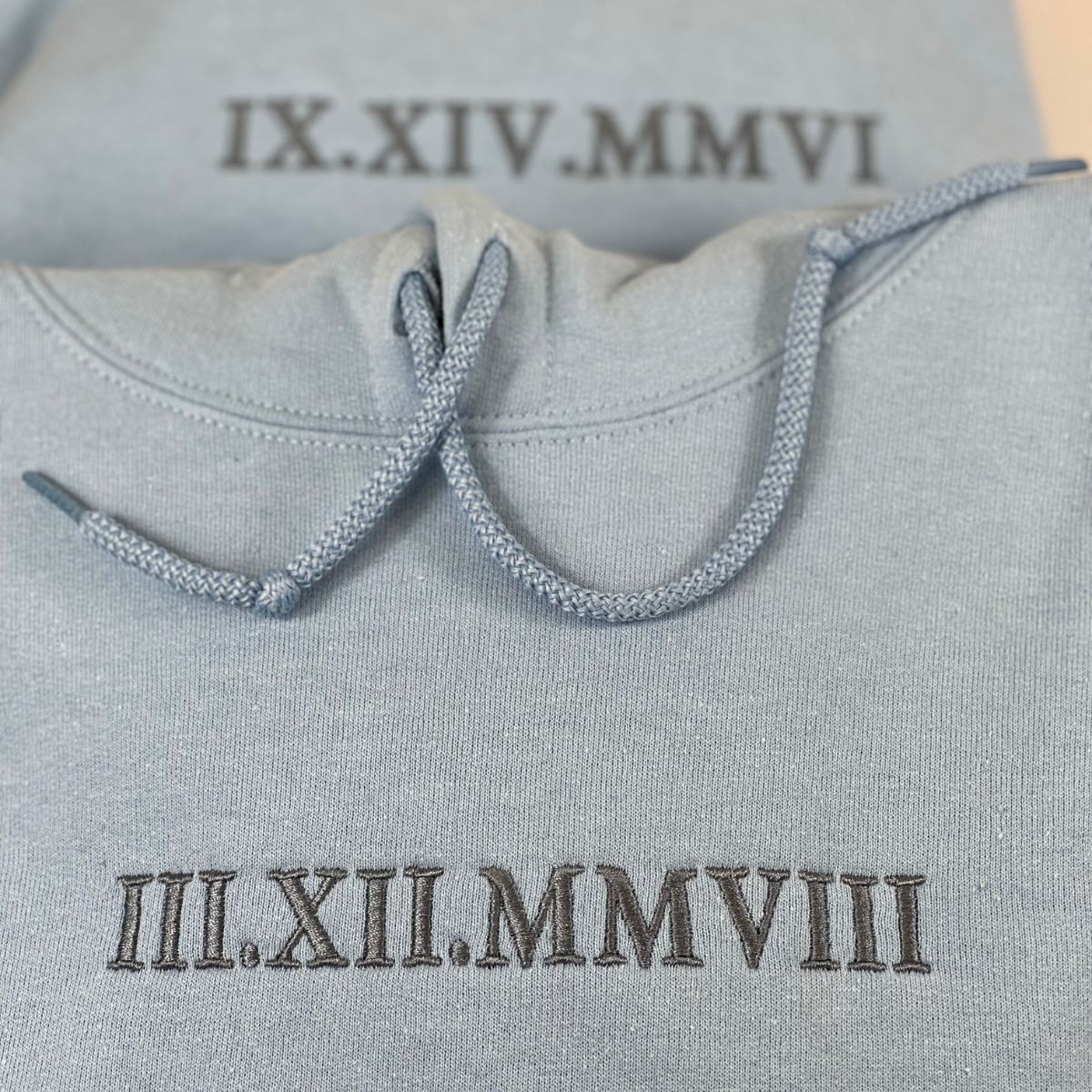 Personalized Embroidered Roman Numerals Sweatshirt