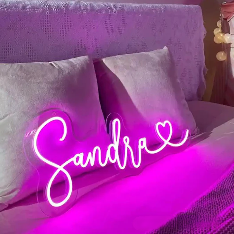Personalized Neon Sign Last Name Neon Sign Gift For Her