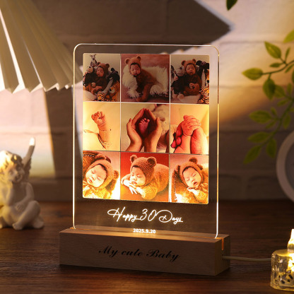 Personalized Picture Acrylic Lamp Best And Stylish Gift for Valentine's Day