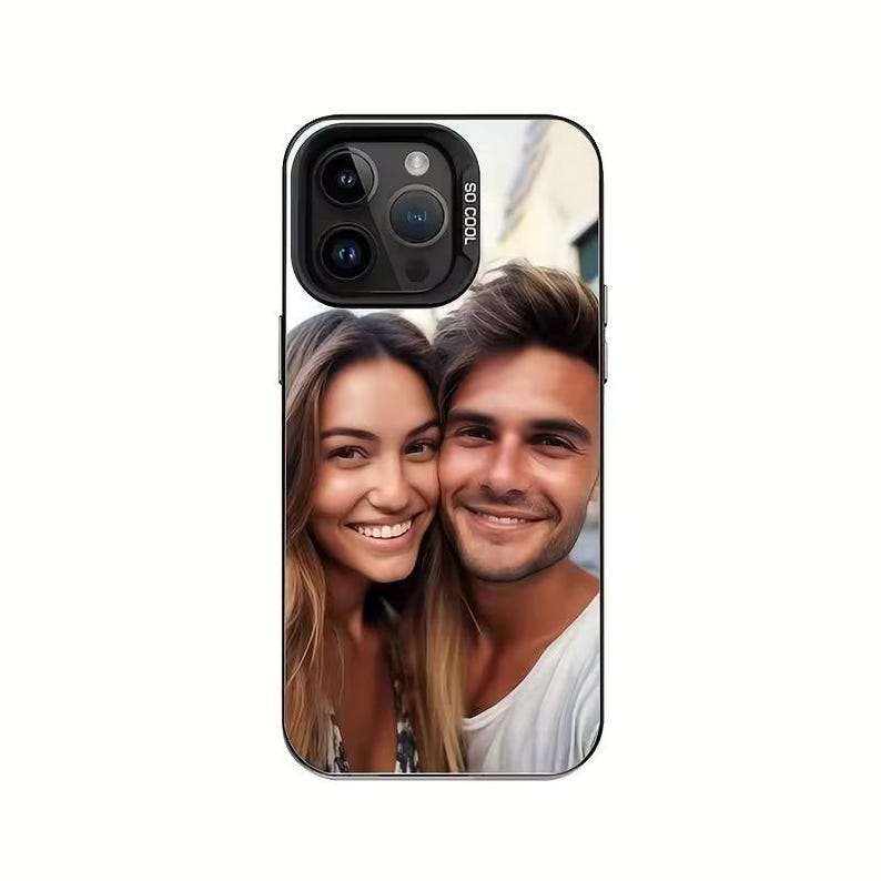 Customizable Phone Cases With Transforming Images Of Couples' Photos