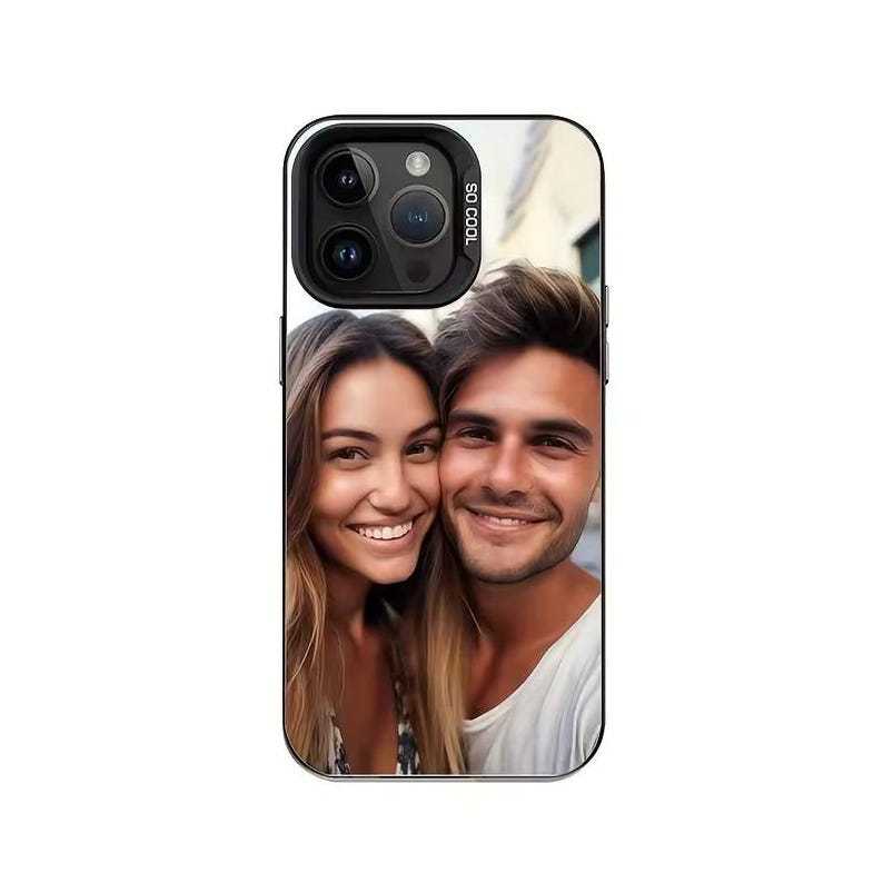 Customizable Phone Cases With Transforming Images Of Couples' Photos