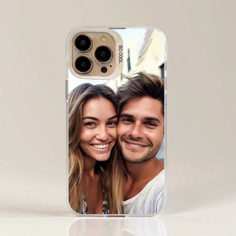 Customizable Phone Cases With Transforming Images Of Couples' Photos