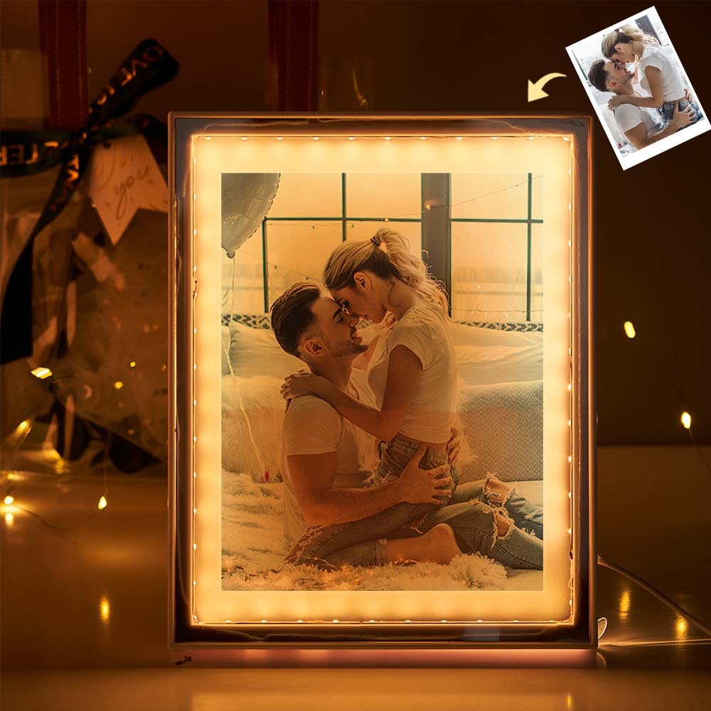 Customized LED Couple's Mirror Lamp