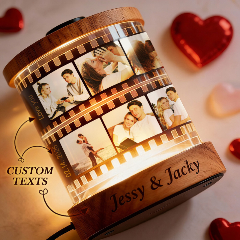 Personalizedmusic Film Night Light With Engraving Option – The Perfect Valentine's Day Gift For Couples