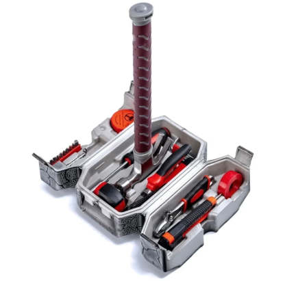 Personalized Hammer And Single-Handle Tool Kit, The Perfect Gift For Your Boyfriend Or For Father's Day.