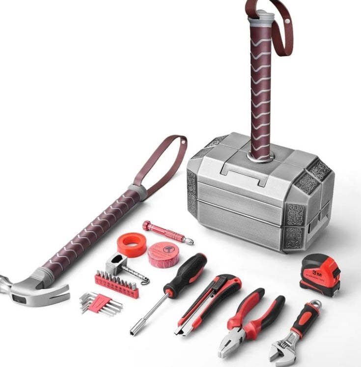 Personalized Hammer And Single-Handle Tool Kit, The Perfect Gift For Your Boyfriend Or For Father's Day.