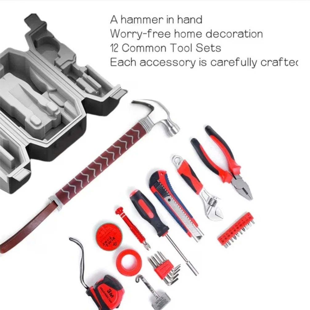 Personalized Hammer And Single-Handle Tool Kit, The Perfect Gift For Your Boyfriend Or For Father's Day.