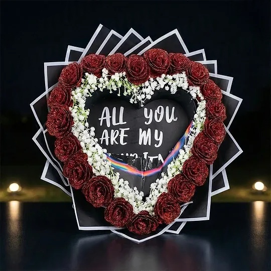 Everlasting Glitter Roses - Burnaway Edition