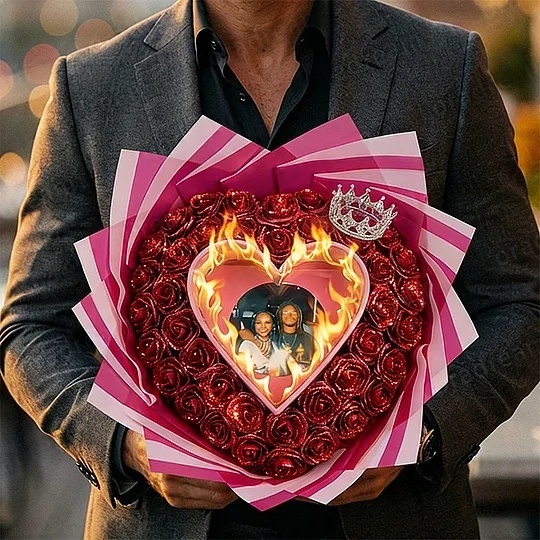 Everlasting Glitter Roses - Burnaway Edition