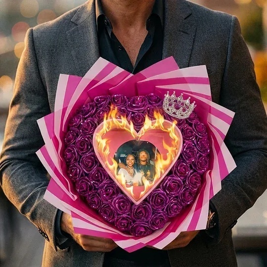 Everlasting Glitter Roses - Burnaway Edition