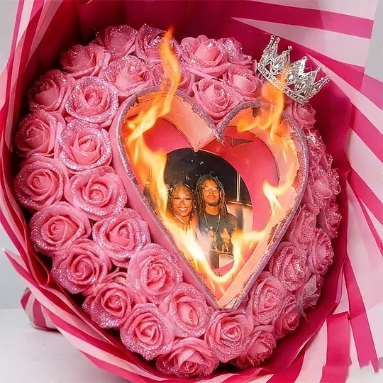 Everlasting Glitter Roses - Burnaway Edition