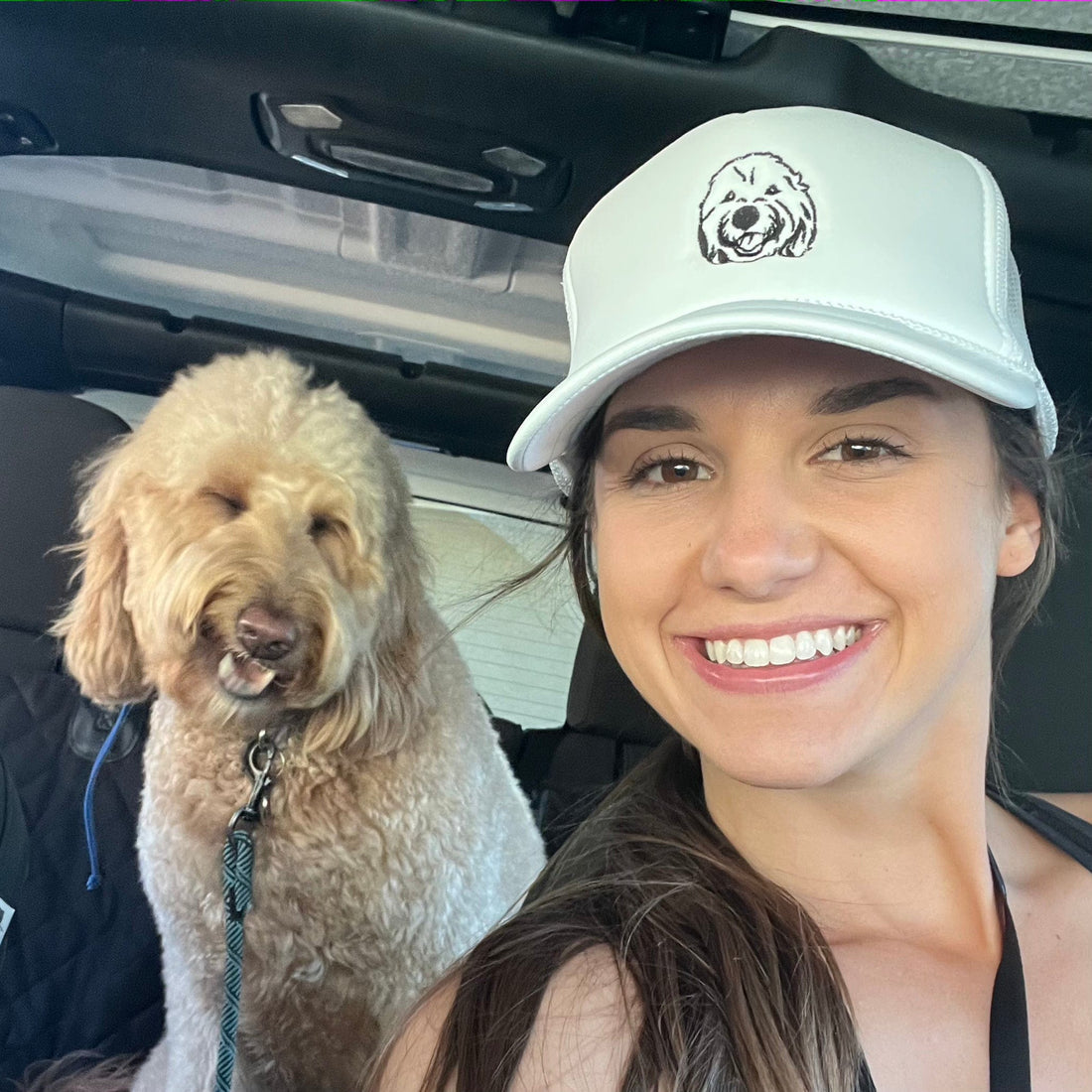 🌞Custom Pet Face Foam Trucker Hat👒