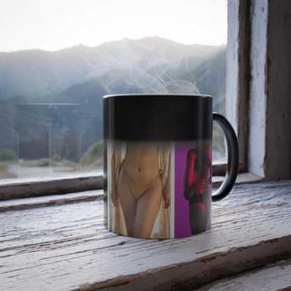Custom Boudoir Photo Mug | Color morphing magic Mug, Couple Anniversary Valentine gift