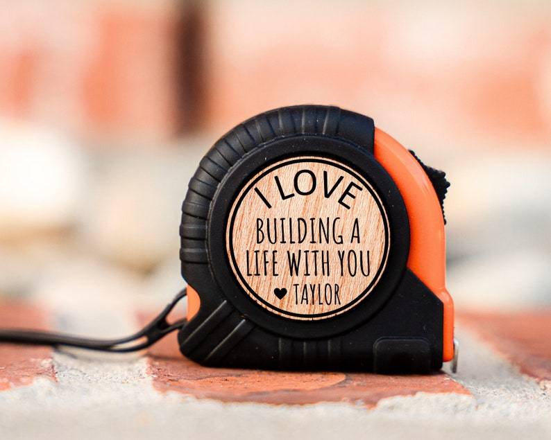 Tape Measure Hammer Set Personalized for Papa