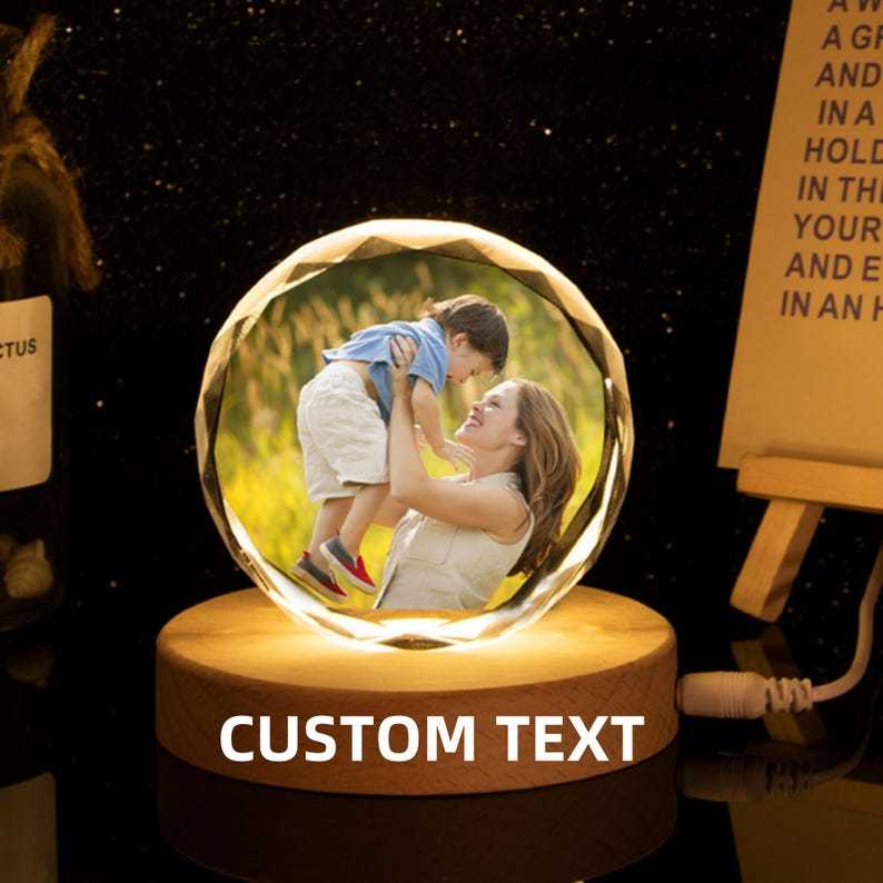 Custom Engraved 3d Crystal Picture Gift For Pets Couples Parents,Christmas Gifts,Perfect Gifts