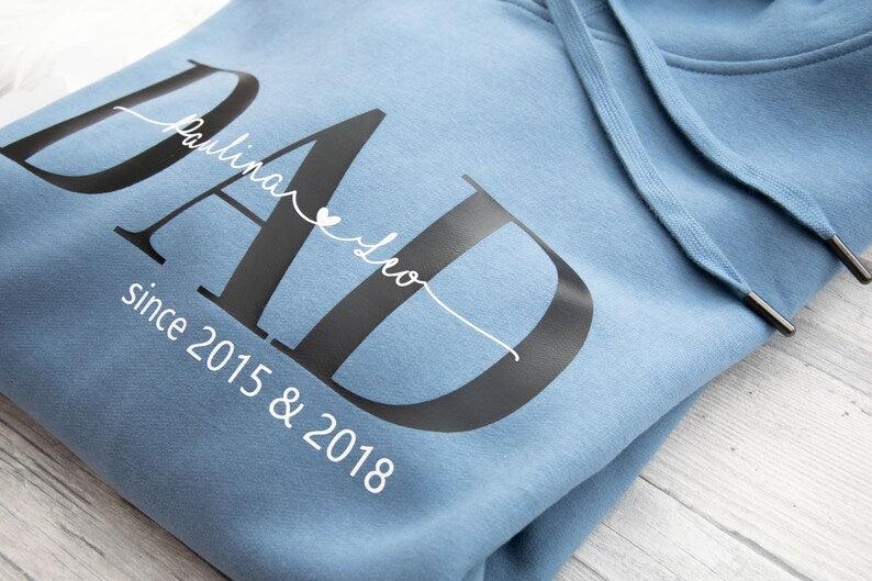 Dad Since Hoodie Personalized, Sweater, T-Shirt,Father's Day Gift