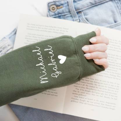 Personalized Dad Long Sleeve Hoodie, Custom Dad Hoodie With Kids Names, Gift for Dad