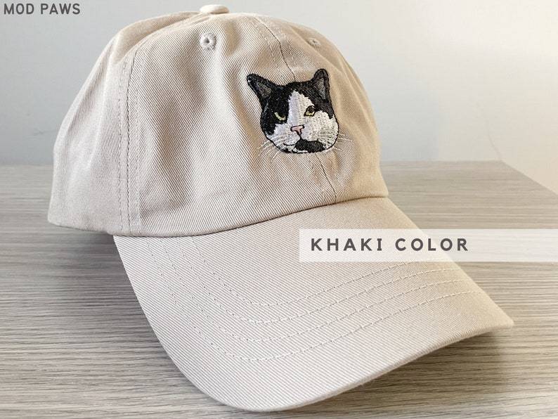Custom EMBROIDERED Pet Hat Using Pet Photo Personalized Dog Hat Custom Cat Hat Custom Pet Cap Dog Hat Custom Dog Baseball Cap Dog Mom Hat