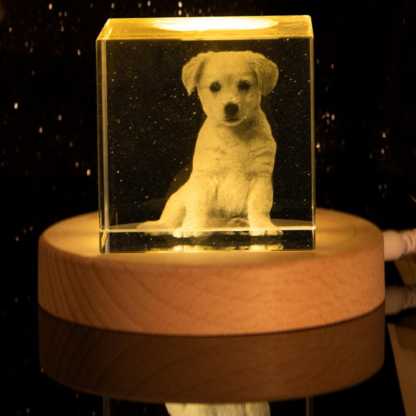 Custom Engraved 3d Crystal Picture Gift For Pets Couples Parents,Christmas Gifts,Perfect Gifts