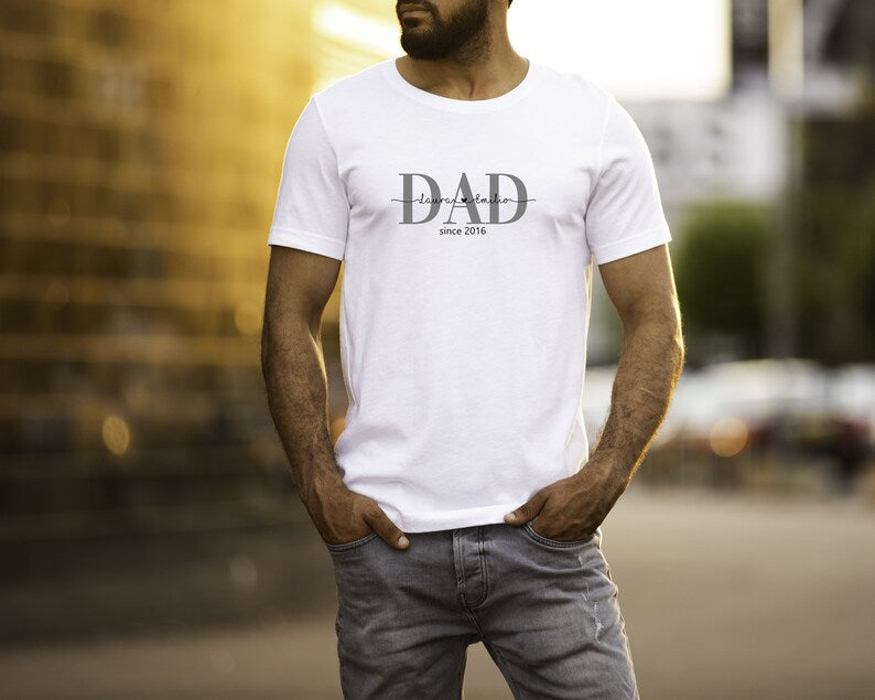 Dad Since Hoodie Personalized, Sweater, T-Shirt,Father's Day Gift