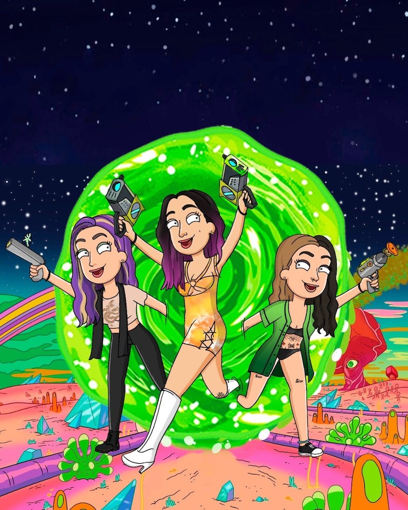 Personalized Couple Portrait Photo Cartoon Illustration, Birthday and Anniversary Gift