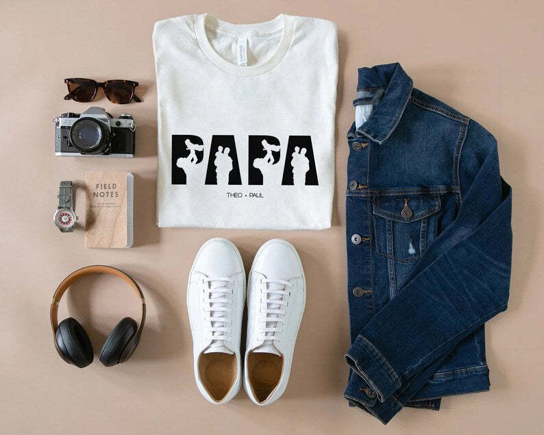 Personalized Shirt For Father's Day, Father's Day Gift, Custom Shirt For Fathers With Name Or Year